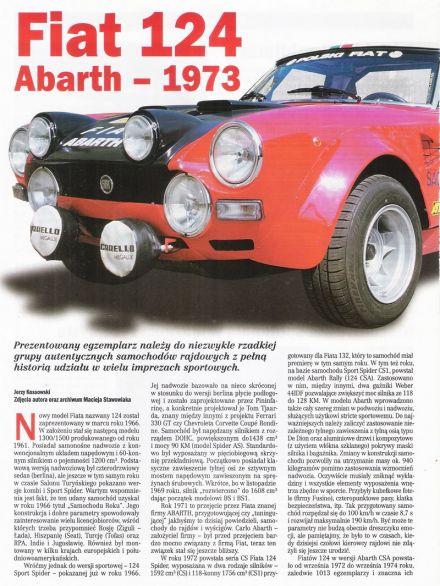 Fiat Abarth 124.